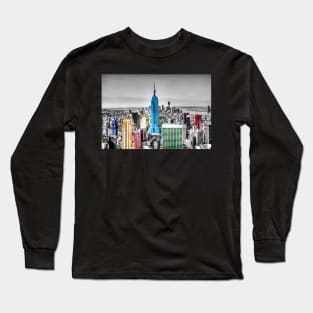 Empire State Building, Downtown Manhattan, New York City Long Sleeve T-Shirt